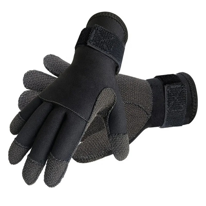 B&M 3mm Neoprene Wear proof Kayaking Fishing Surfing Scuba Warm Wetsuit Anti Cut Stab Slip Snorkeling Swimming Diving Gloves