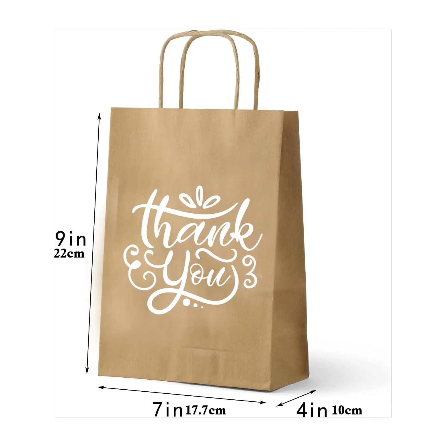 Luxury custom size package personalised mini paper carrier gift thank you bags for small business custom