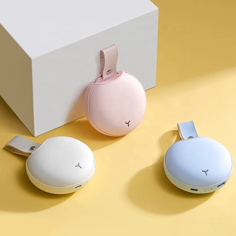 Mini Cute Fast Charge Explosion-proof Dual Purpose Reusable Usb Rechargeable Hand Warmer Power Bank