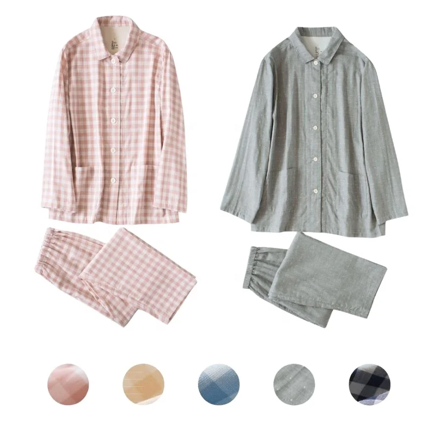 Soft and silky 100% cotton dyed and printed checked fabric