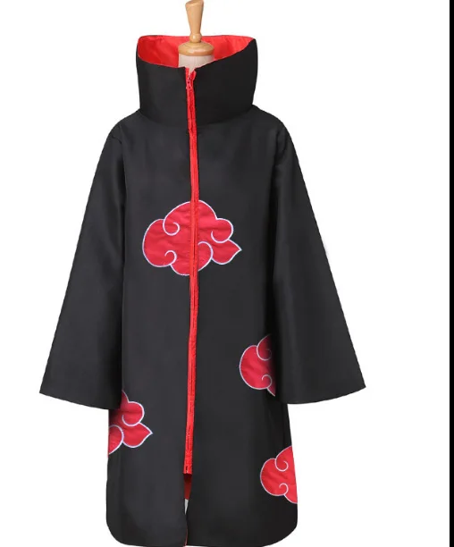 Akatsuki Tobi Obito Cosplay Costume Akatsuki Long Sleeve Cloak Halloween Carnival Funny Adult Cosplay Costume Plus Size XXS-3XL