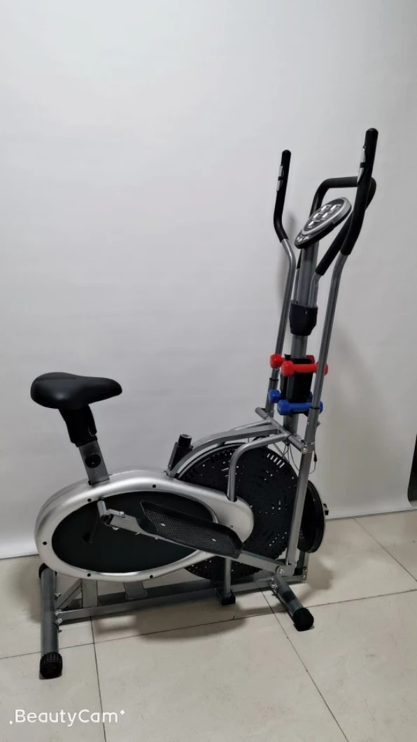 Factory Wholesale New Arrival Elliptical Machine With Dumbbells Trainers Exercise Bike Runner Walker Spacewalk Pedal Machine