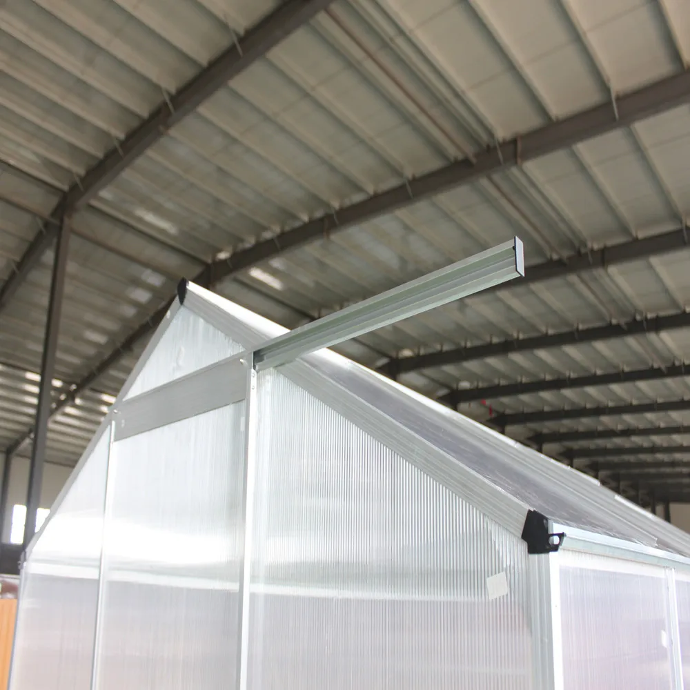 Aluminum Frame PC home vegetable greenhouse for sale