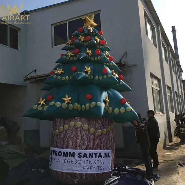 Christmas stars decoration inflatable Christmas tree, giant inflatable Christmas tree for party event