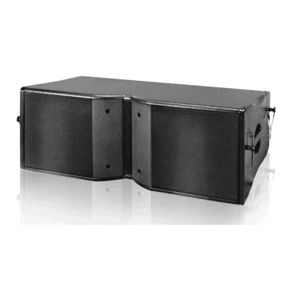 High quality double 8' audio passive line array speaker powered speaker indoor stage