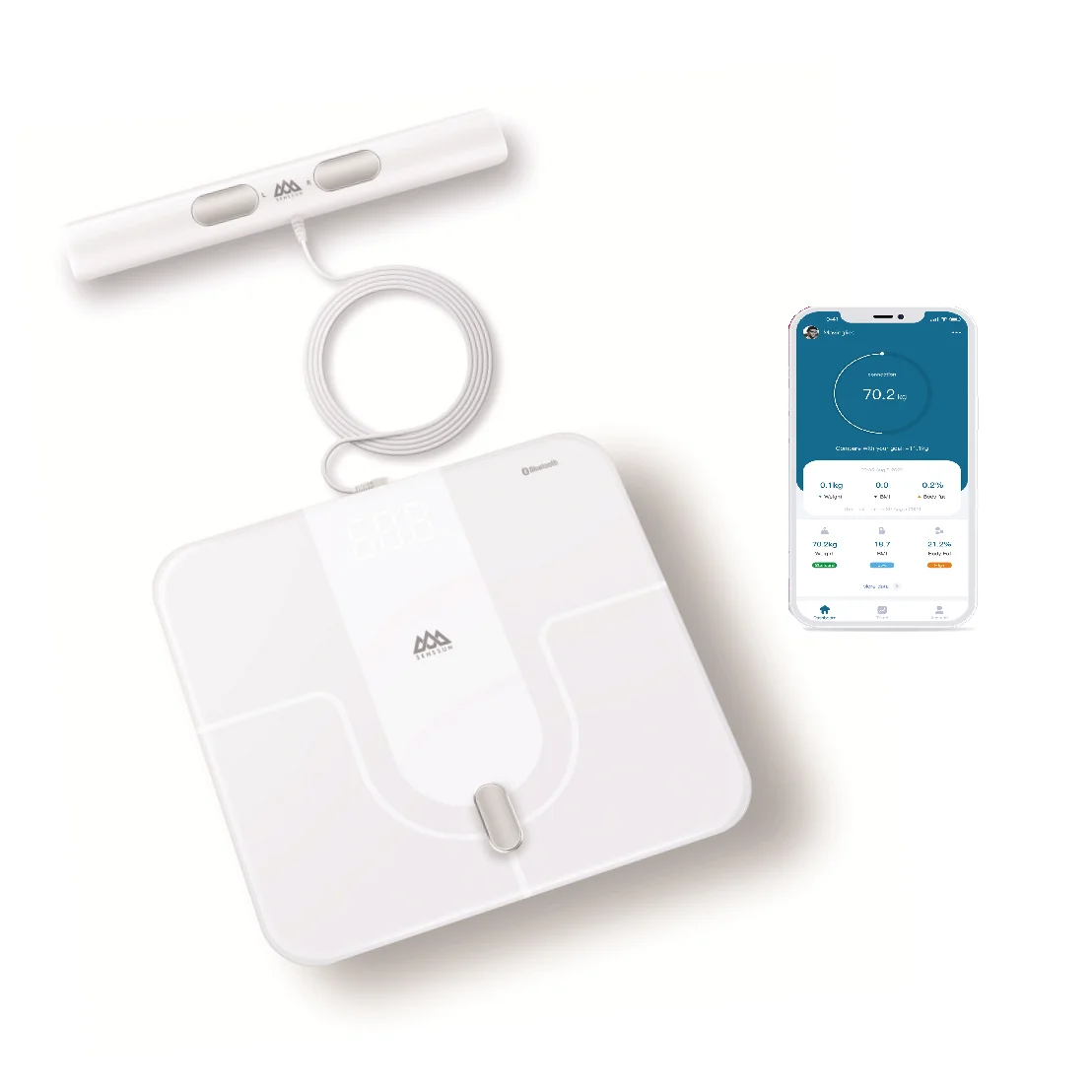 Анализатор для контроля здоровья, 8 электродов