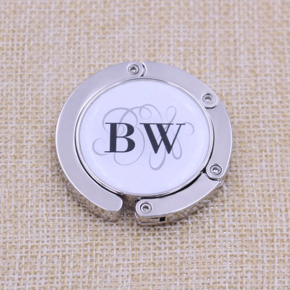 Best Selling Custom Logo Metal Purse Hanger Bag Hanger Table Top Bag Hanger