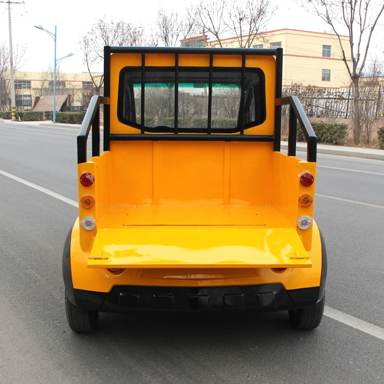 Electric Pickup Sightseeing Vehicle Scenic Sightseeing Electric Pickup Patrol Car Double Rows Of Electric Cargo Truck