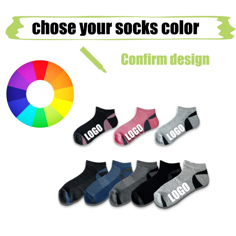 Custom Knitting Socks Polyester  Breathable And Comfortable For Spring And Autumn Season Free Design HY-S-044