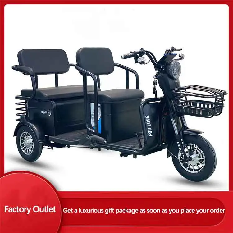 triciclo electrico 3 wheel leisure passenger tricycle electric pedal tricycle scooter for adults