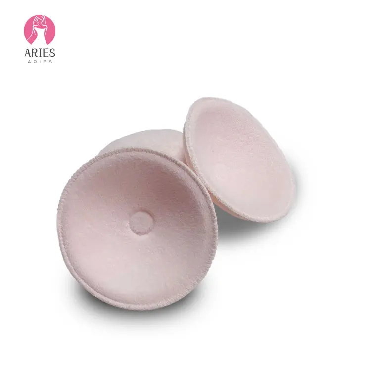 
RD04-06 Factory wholesale waterproof cotton washable nursing pad reuseable breast pads natural 