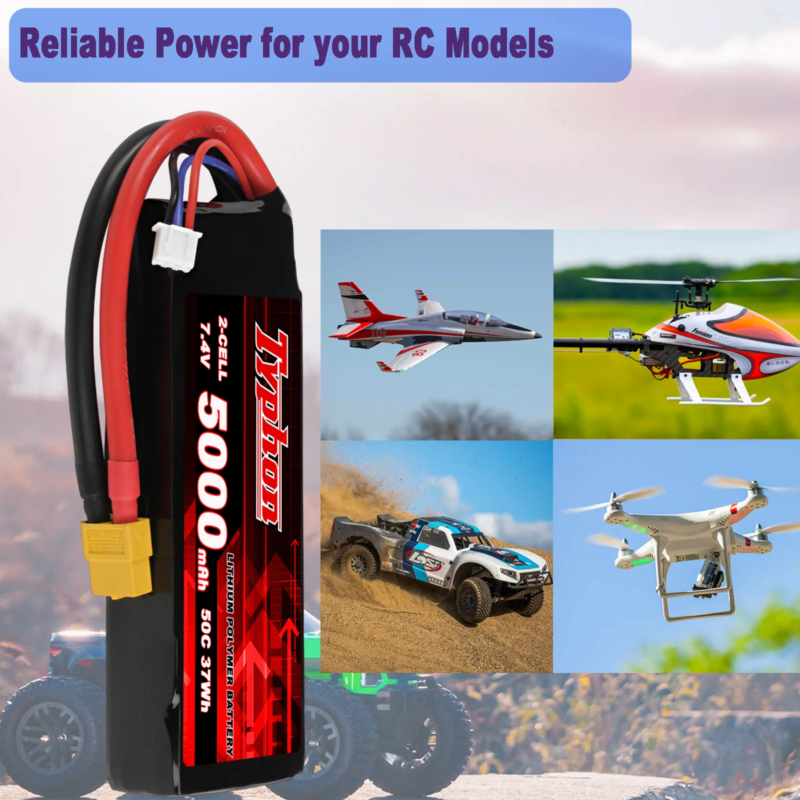 High Quality 1s 2s 3s 3.7v 7.4v lipo battery 1000mAH 1200mAH 1500mAH 2200mAh 5000mAh Lithium polymer batteries