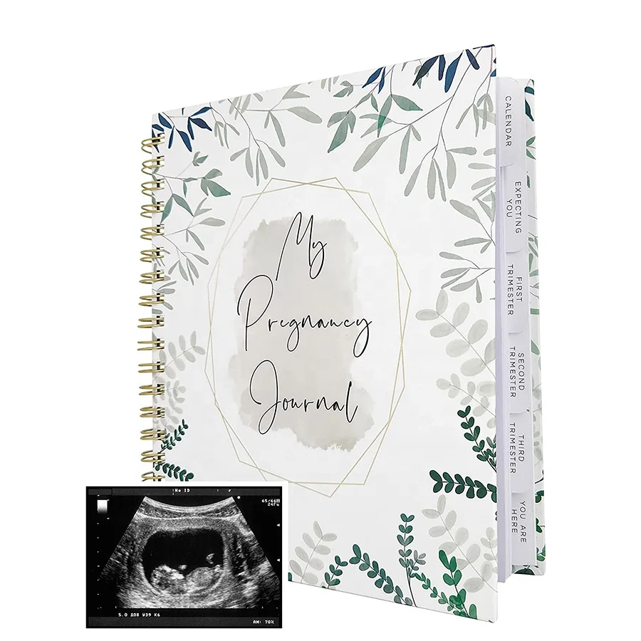 Custom Printing Pregnancy Journal Weekly Monthly Pregnancy Planner  Memory Book for Expecting Moms