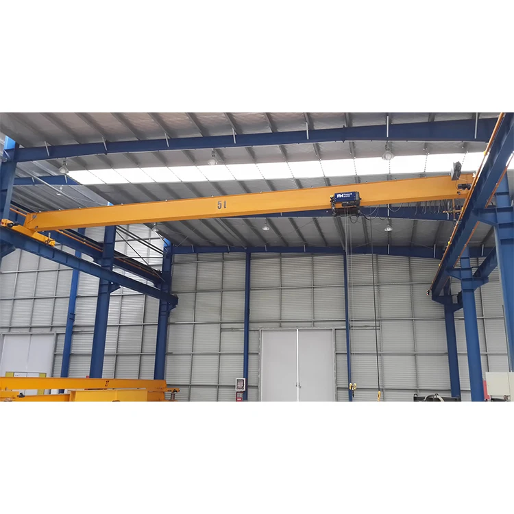 Low price 2ton 3.2 ton bridge overhead crane euro style single girder overhead crane