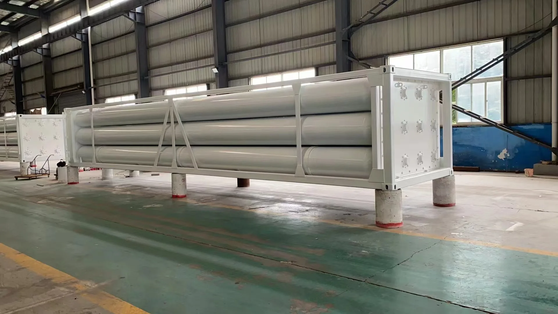 GSX06-4184-CNG-20 Factory Price High Pressure 25.1m3 CNG Long Tube Container 42Ft Bundle Tube Skid Container