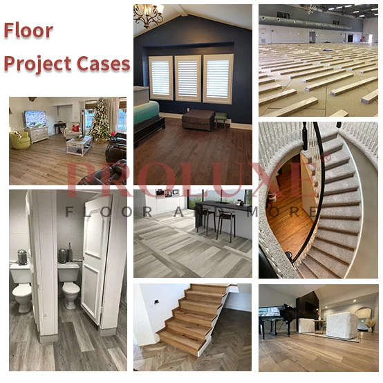 Factory Wholesale UV Coating PVC Vinyl Floor Dry Back 3mm LVT Vinyl Plastic Flooring