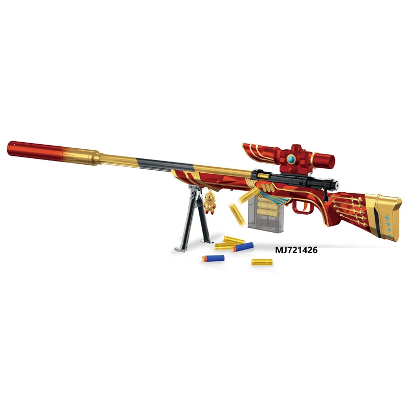 EVA safe plastic shooting toys M24 shell ejection soft bullet gun sniper gun soft bullet gun toy for kids 14+years