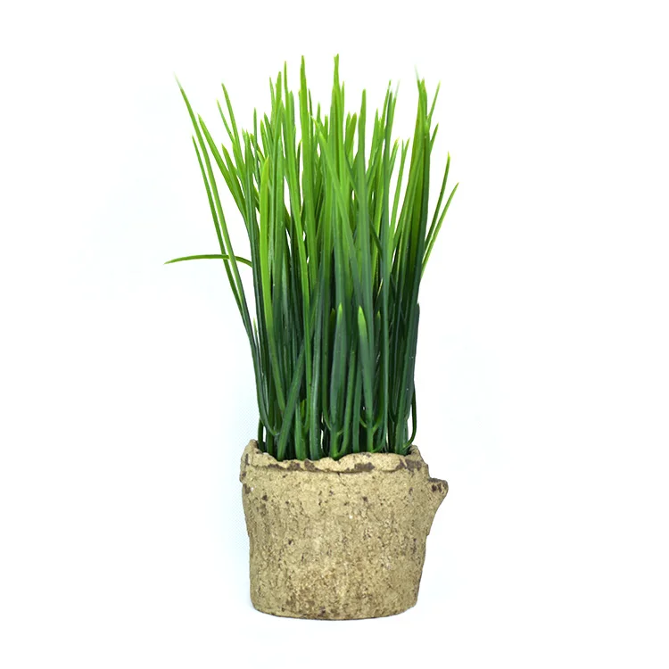 Artificial factory Plastic Green Shrubs Wheat Grass bonsai plant for sale MY823