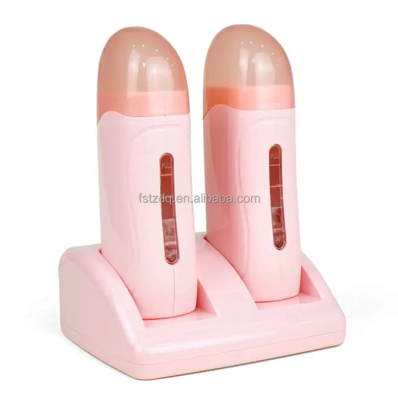 Professional Single-seat Double-body Depilator Wax Heater for Hair Removal Beauty Handheld Epilator Rod Unhairinuring Machine