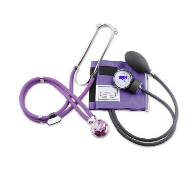 Анероидный Сфигмоманометр SZMIQU для взрослых класса люкс с манжетами стетоскопа и футляром переноски