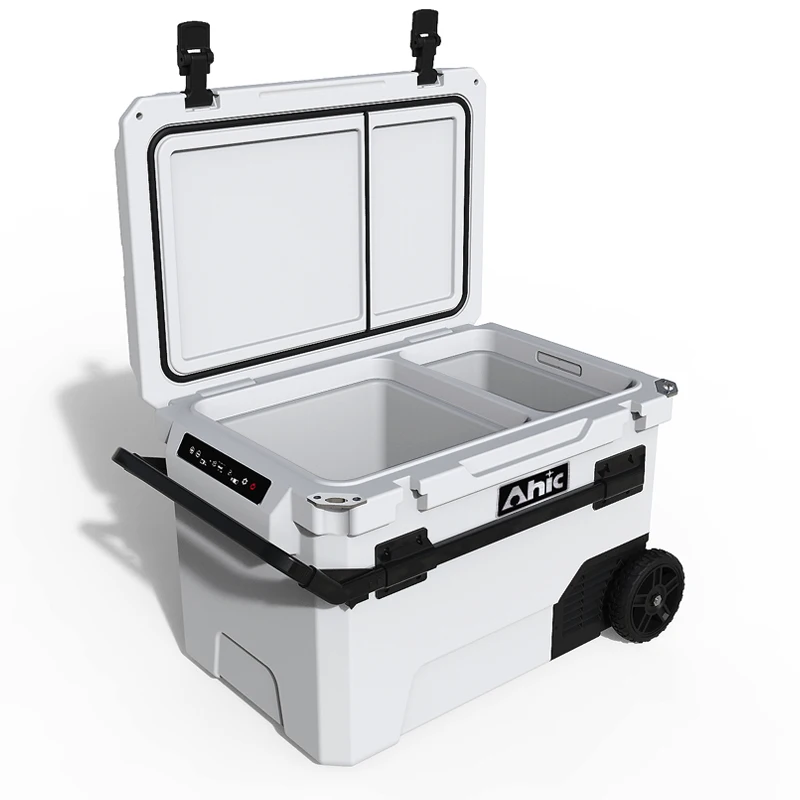 New design high quality   12v/24v 100~240v  freezer and refrigerator camping fridge freezer portable