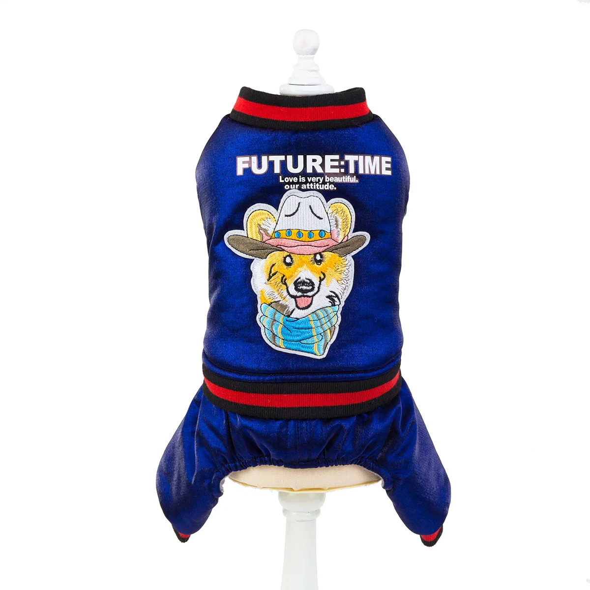 Pet clothes autumn and winter clothing wholesale happy dog cotton clothes for wholesale