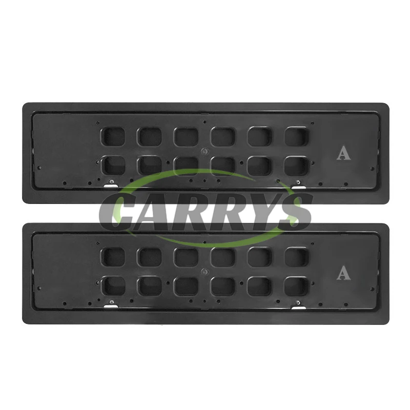 2PCS Car License Plate Holder EU Universal License Plate Holder Easy Installation License Plate Frame