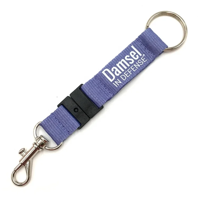 
OEM Supply Dye Sublimation Printing Short Lanyards With Lobster Clip 