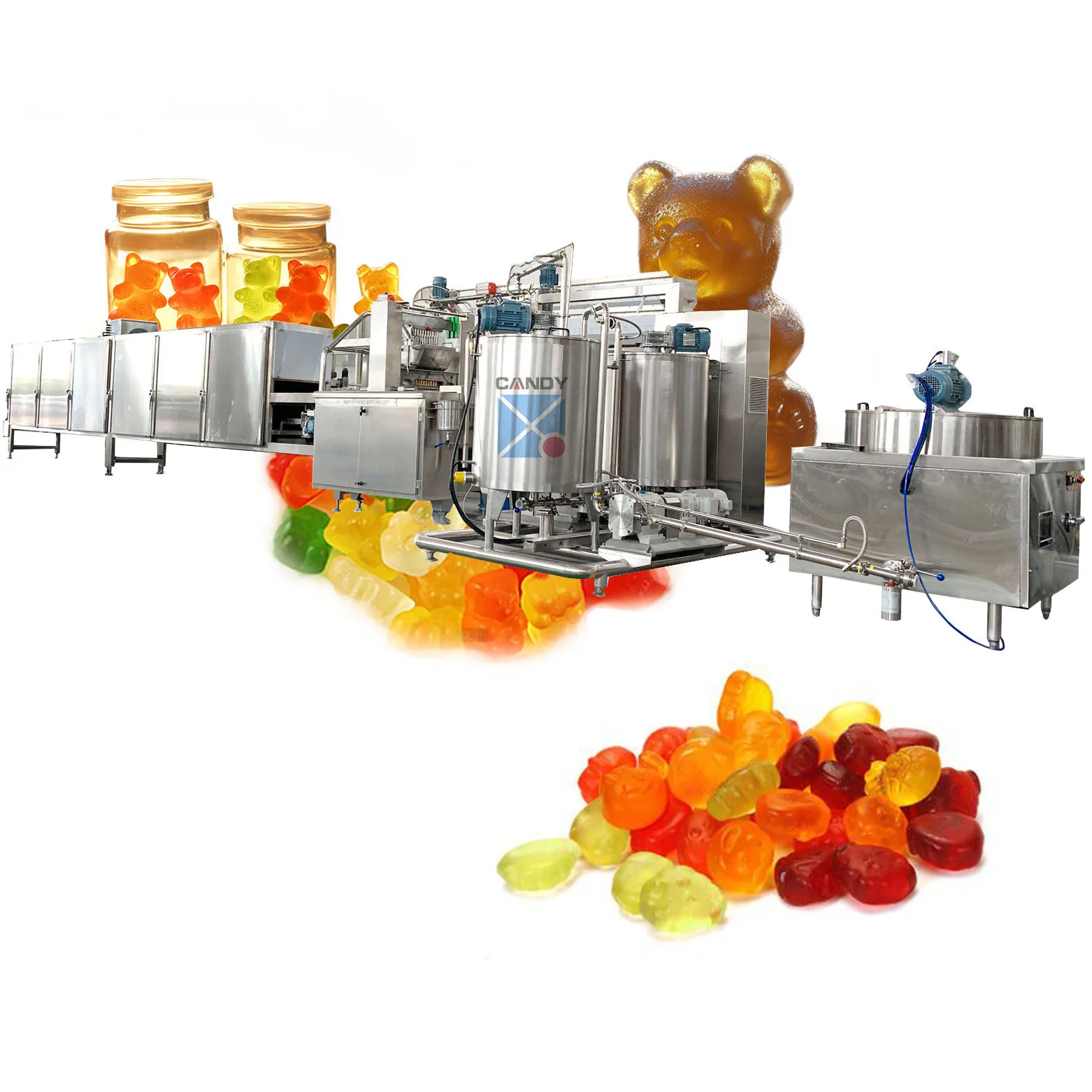 Advanced Vitamin Gummy Bear Candy Machine Gummy Candy Making Machine Pectin Jelly Candy Depositing Machine