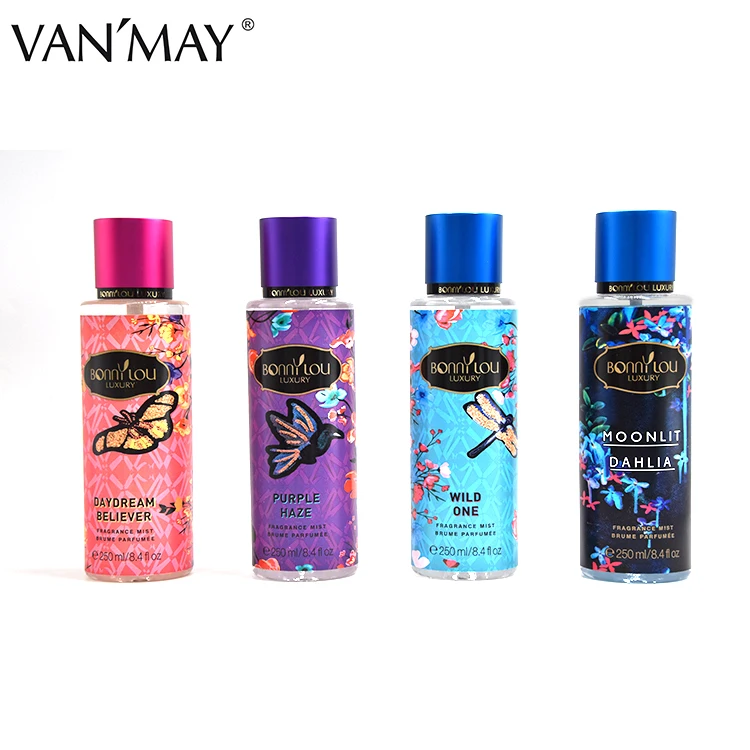 Custom body mist perfumes original body spray parfum for women body spray