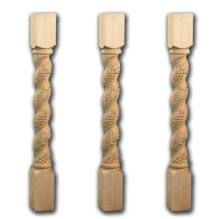 Wood Handrail Balcony Railings Classic Design Indoor Stair Wood And Balustrades Stair Handrail