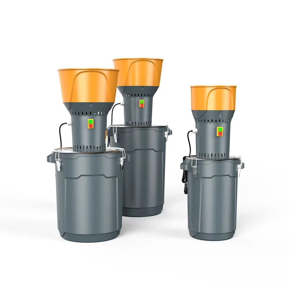 Electric Crusher Machinery for Grain Euromill 1.3kw Motor with Plastic / Stainless Steel Bucket Grain Mill