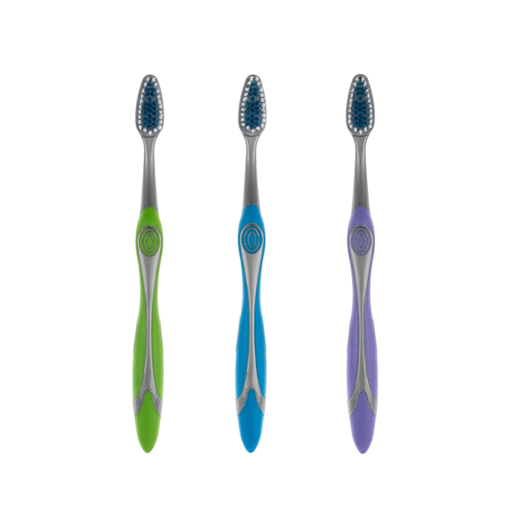OEM Tongue Cleaner DuPont Bristle Adults Toothbrush economical oral care factory supply plastic wholesale toothbrush for adults