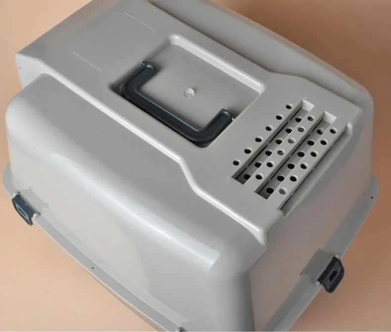 Top Entry Cat Litter Box Large Plastic Cat Toilet Litter Box