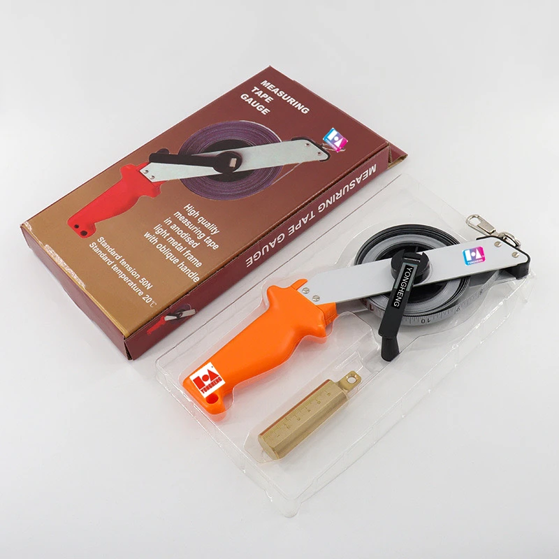 New Type Oil Gauging oil depth steel tape measure oil tank level measuring tape with Brass Plumb