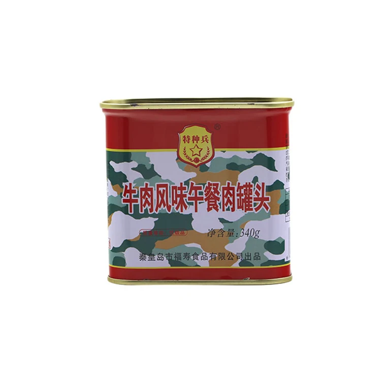 Высококачественные консервированные продукты 340 г, блюдо из говядины, мясо, Бразилия, консервированное блюдо из говядины, мясо