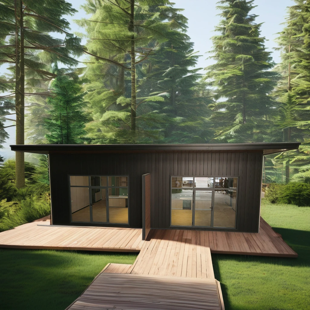 cheap price small prefabricated house ready made Flat pack luxury modular with bedroom prefab home villa