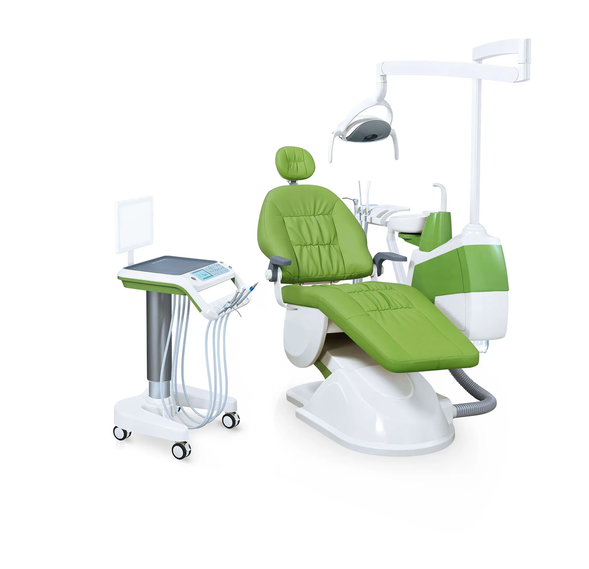 Gladent colorful dental unit with mobile trailer