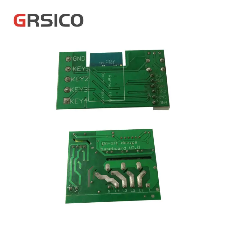 Mobile App Network Remote Control 4Gang Smart Circuit Breaker Switch PCB Suitable for Indian market