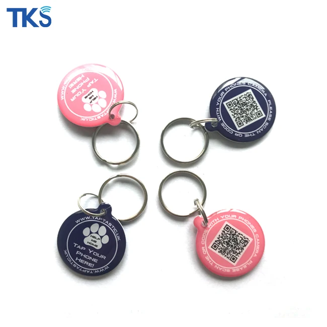 Эпоксидный NFC Брелок с принтом на заказ