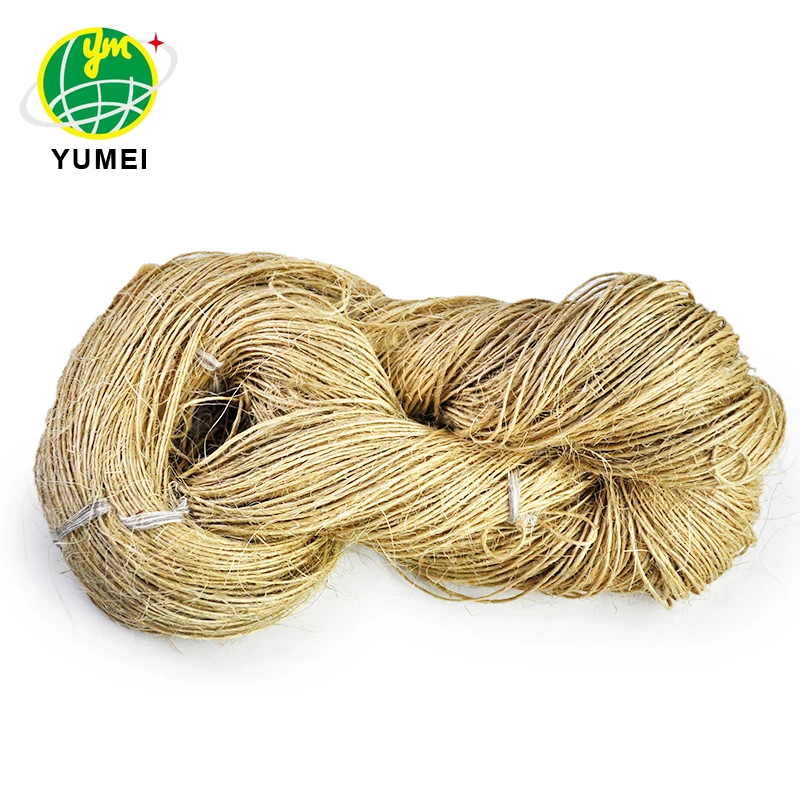 Manufacturer Natural Raw Jute Yarn Natural Sisal Yarn Raw Jute Sisal Rope Yarn