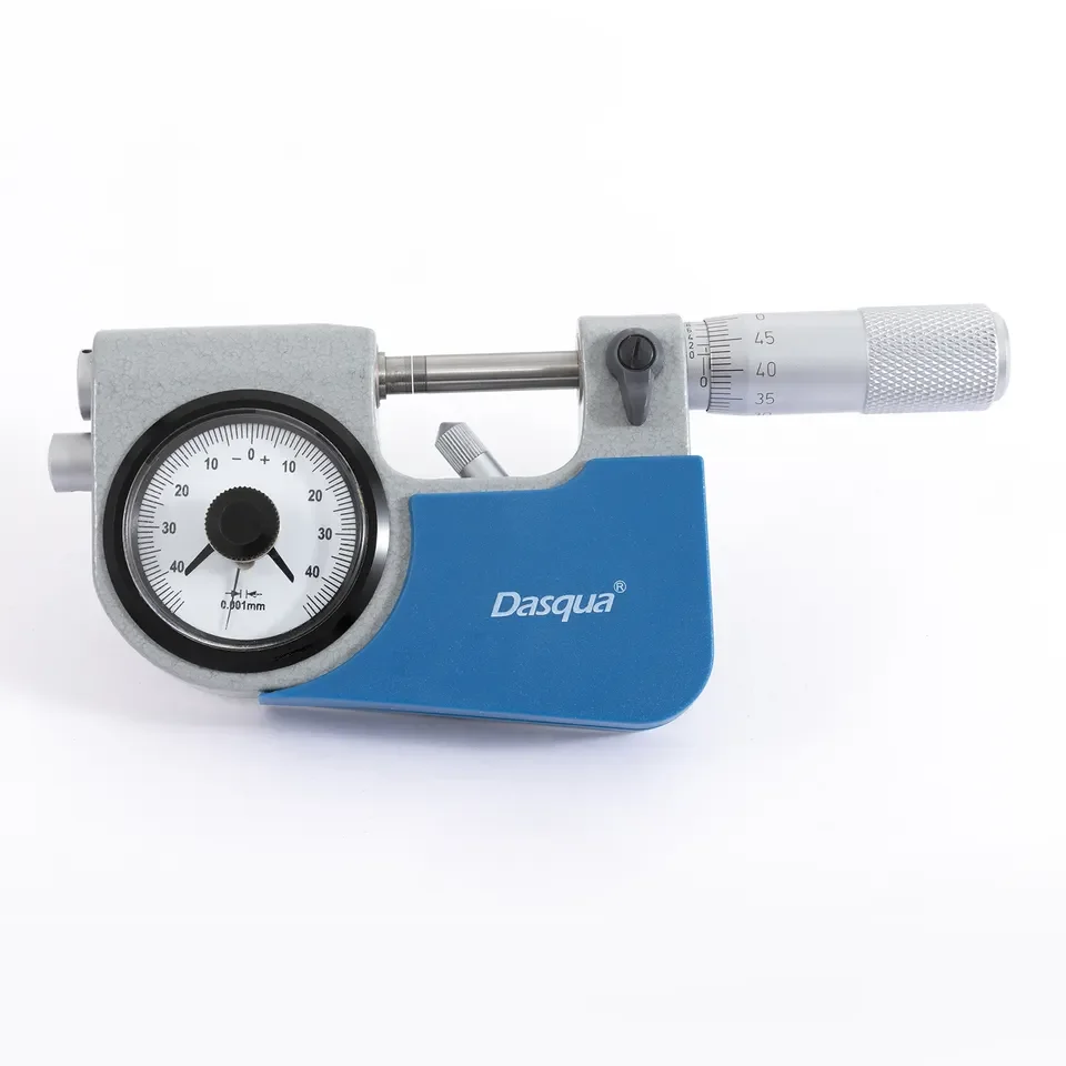 Dasqua 0-25mm 25-50mm 50-75mm 75-100mm Analog Indicating Snap Micrometer Level Micrometer Measuring Tool