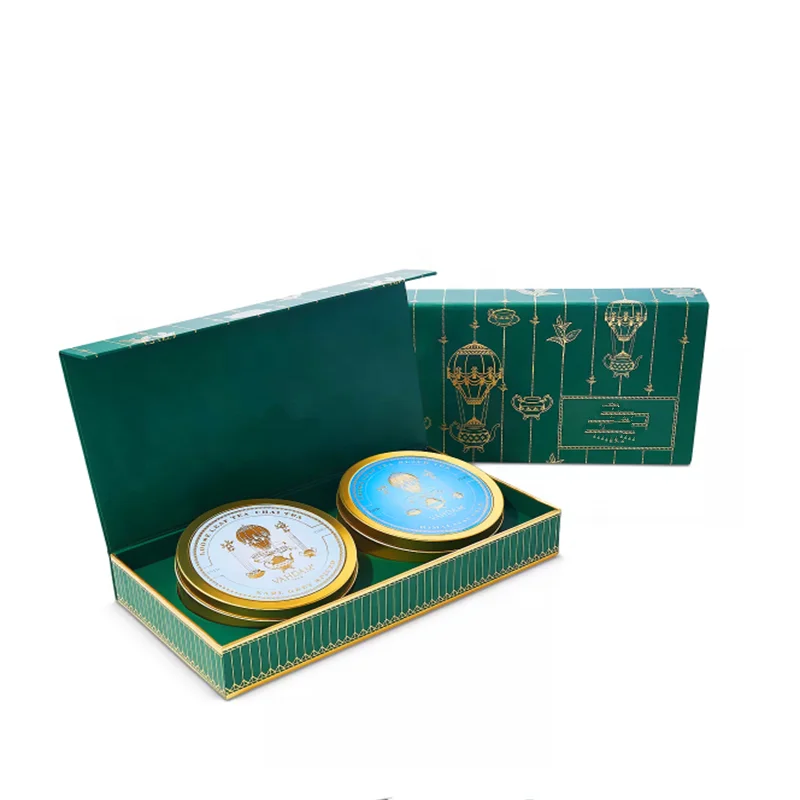 FULLSUN Wholesale Luxury Magnet Empty Gift Packaging Box For 1 2 3 6 tea bottle
