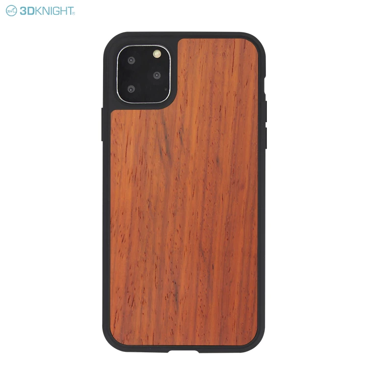 Shock-Absorption Bamboo Shell For Iphone Craved Smartphone Tpu Solid Case Handphone Wood Phone Cover