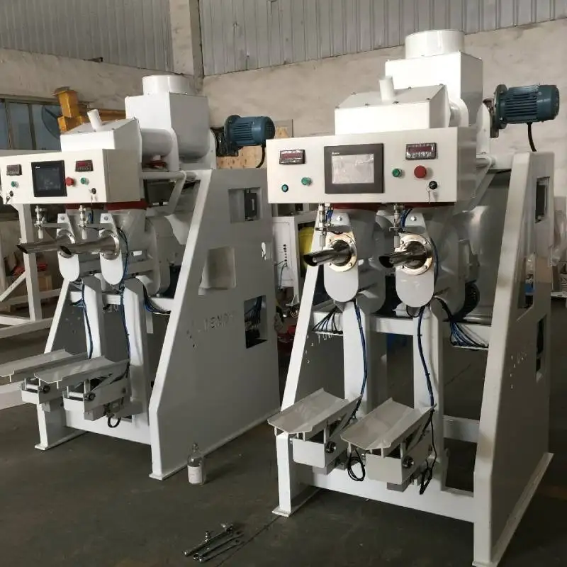 Semi Automatic Easy Operation 20kg 25kg 50kg Auger Feeding Lime Cement Putty Powder Fertilizer Valve Bag Filling Packing Machine