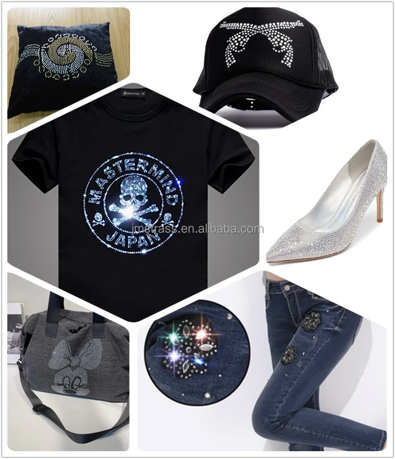 rhinestone motif Apply