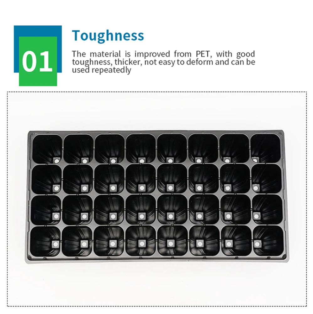 JYJH 60g 300PCS Amazon Hot sale Factory Wholesale Pvc Material Plant Seedling Nursery Tray For Vegetable Seeds Propagation