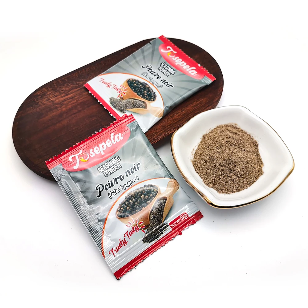Chinese Dried Tosepela Pepper Powder High Quality Natural Black Pepper Dried Black Pepper Powder