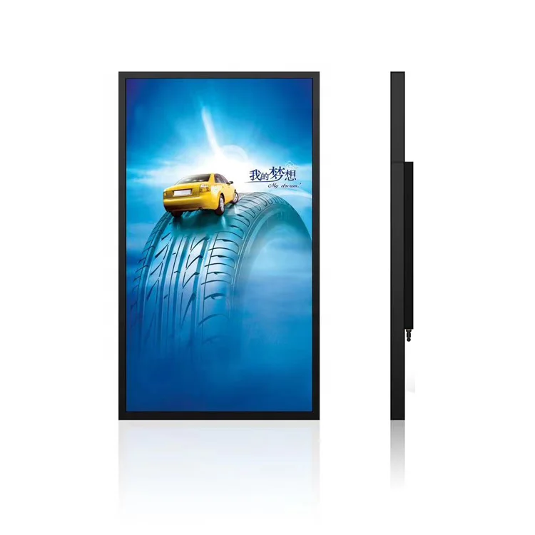 High Brightness Advertising Screen LCD Display for Store Window