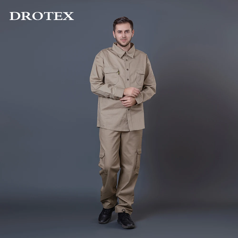Flexible Cotton Clothing Nylon Factory Fire Fighting Maintenance Workwear Clothes Work Suits